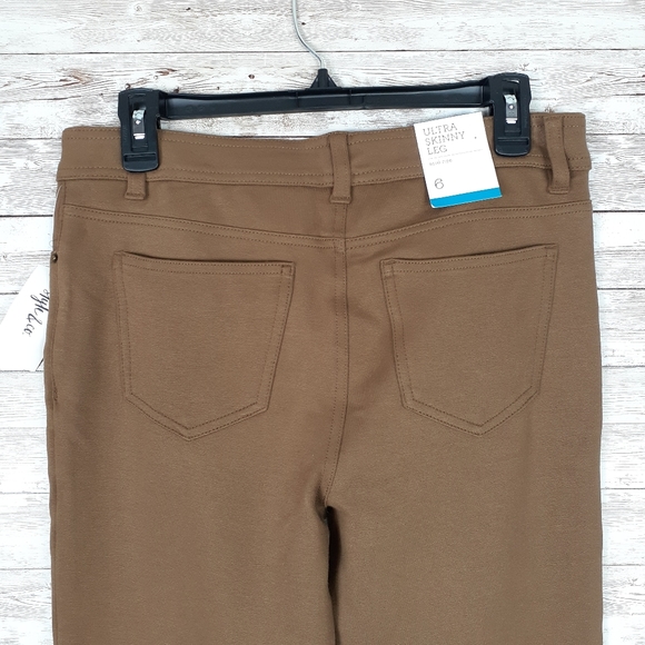 Style & Co 5 Pocket Ultra Skinny Pant Tobacco A - Picture 4 of 7